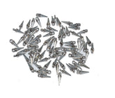 Silver ball dangle charms beads latkan jhumki/Necklace and Bangle metal beads for Jewellery Making. LOOP-007